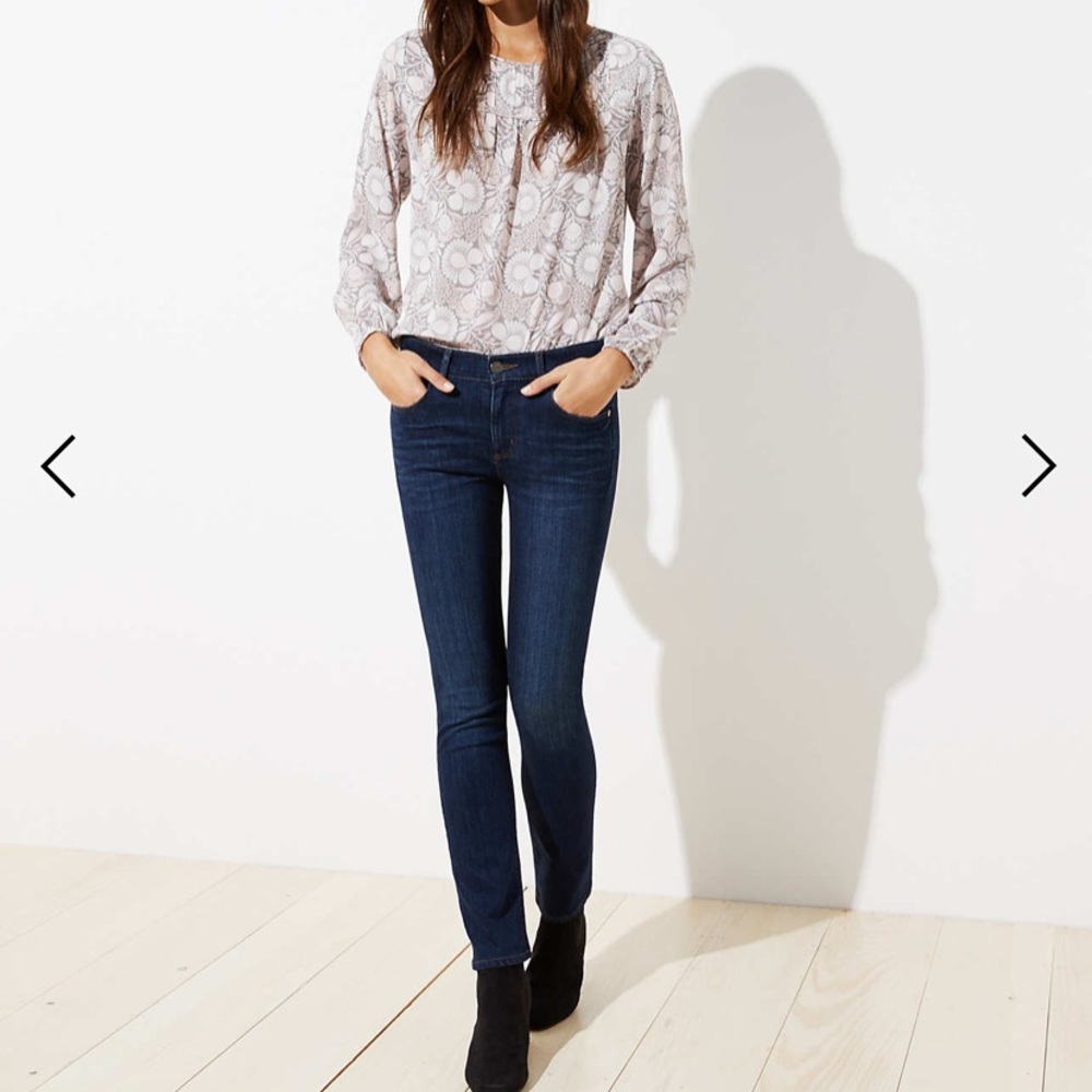 loft | modern straight leg skinny jean